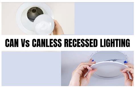 junction box vs recessed can|difference between canless and recessed.